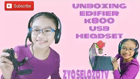 UNBOXING | EDIFIER K800 | WORK USB COMPUTER or LAPTOP  HEADSET WITH NOISE CANCELLING MIC