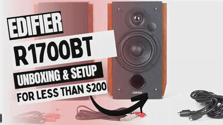 Edifier R1700BT Bookshelf Speakers |  Bluetooth | Unboxing & Setup | Great Sound For Less Than $200.