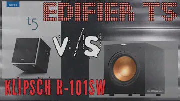 Дурак и Молния.  Активный сабвуфер Klipsch R-101SW  и Сабвуфер Edifier T5.