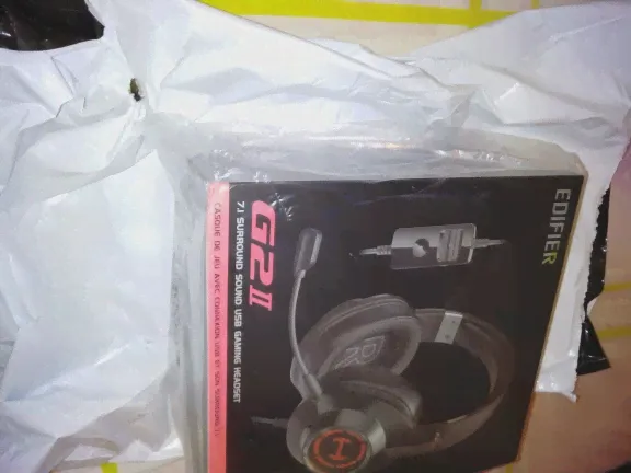 🛍 Игровая гарнитура EDIFIER G2II, геймерские наушники, проводная гарнитура 50 мм, объемный звук 7,1, подсветильник, шумоподавление, микрофон-1