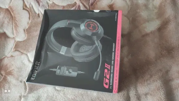 🛍 Игровая гарнитура EDIFIER G2II, геймерские наушники, проводная гарнитура 50 мм, объемный звук 7,1, подсветильник, шумоподавление, микрофон-3