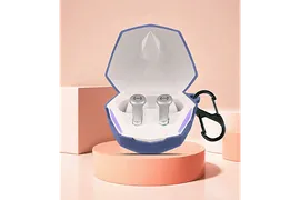 Чехол защитный силиконовый для беспроводных наушников Edifier HECATE GT4 синий