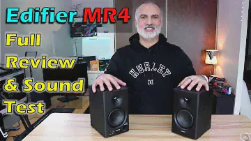 Edifier MR4 full review and sound test. Affordable studio monitors
