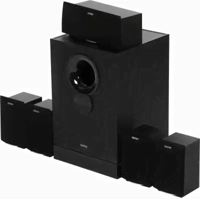 Колонки Edifier R501BT black 5.1 черный/черный 93Вт BT