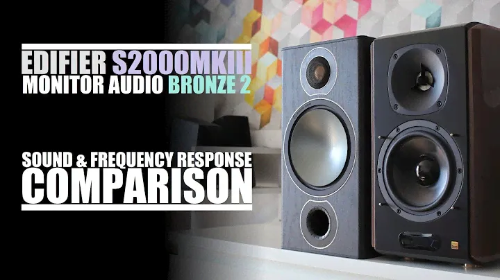 Edifier S2000MKIII vs Monitor Audio Bronze 2 + Denon PMA-600NE || Sound & Frequency Resp Comparison