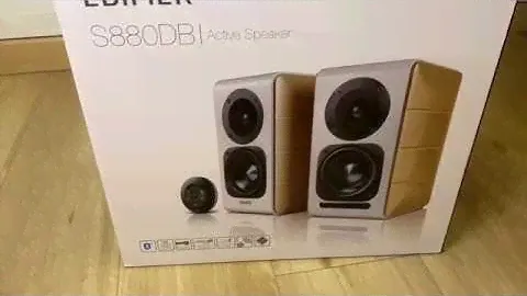 Edifier S880DB ACTIVE SPEAKER Unbox