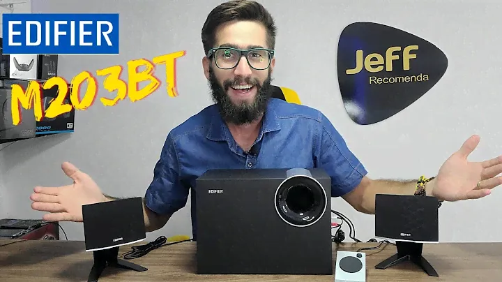 EDIFIER M203BT 34W Rms: Com a Qualidade em graves que o povo GOSTA! (Unboxing/Análise)