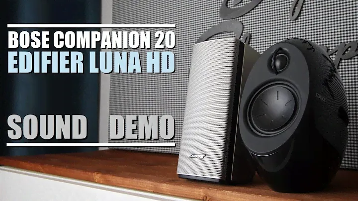 Edifier E25HD Luna Eclipse HD против Bose Companion 20 || Звуковая демонстрация с тестом басов