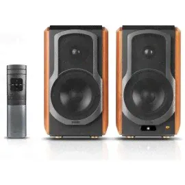 Колонки Edifier S1000W 2.0 коричневый 120Вт BT/Wi-Fi-0