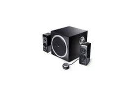 Edifier S330D, 2.1, черные, 18Wx2 + 36W, MDF, пульт управления