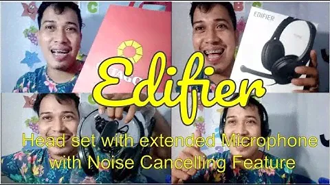 Noice Cancelling Headset with extended Microphone | Edifier |