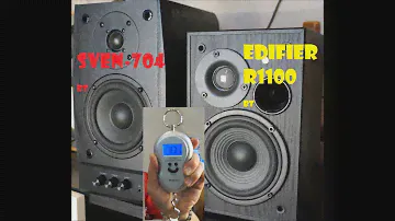СВЕН704 vs ЭДИФАЙР1100. Что тяжелее и мощнее? Сравнение колонок